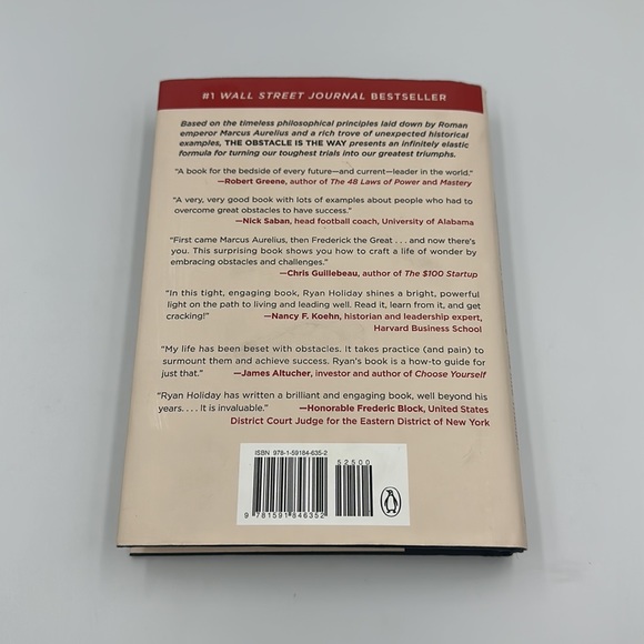 The Obstacle is the Way- Ryan Holiday - Picture 2 of 2
